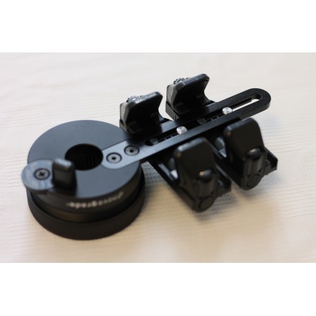 Novagrade - Adaptateur de digiscopie  double  Grippe pour smartphone ou tablette