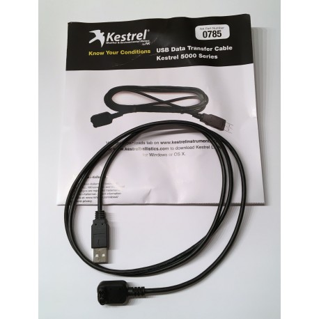 KESTREL-Câble de transfert de données USB Kestrel pour compteurs Kestrel série 5